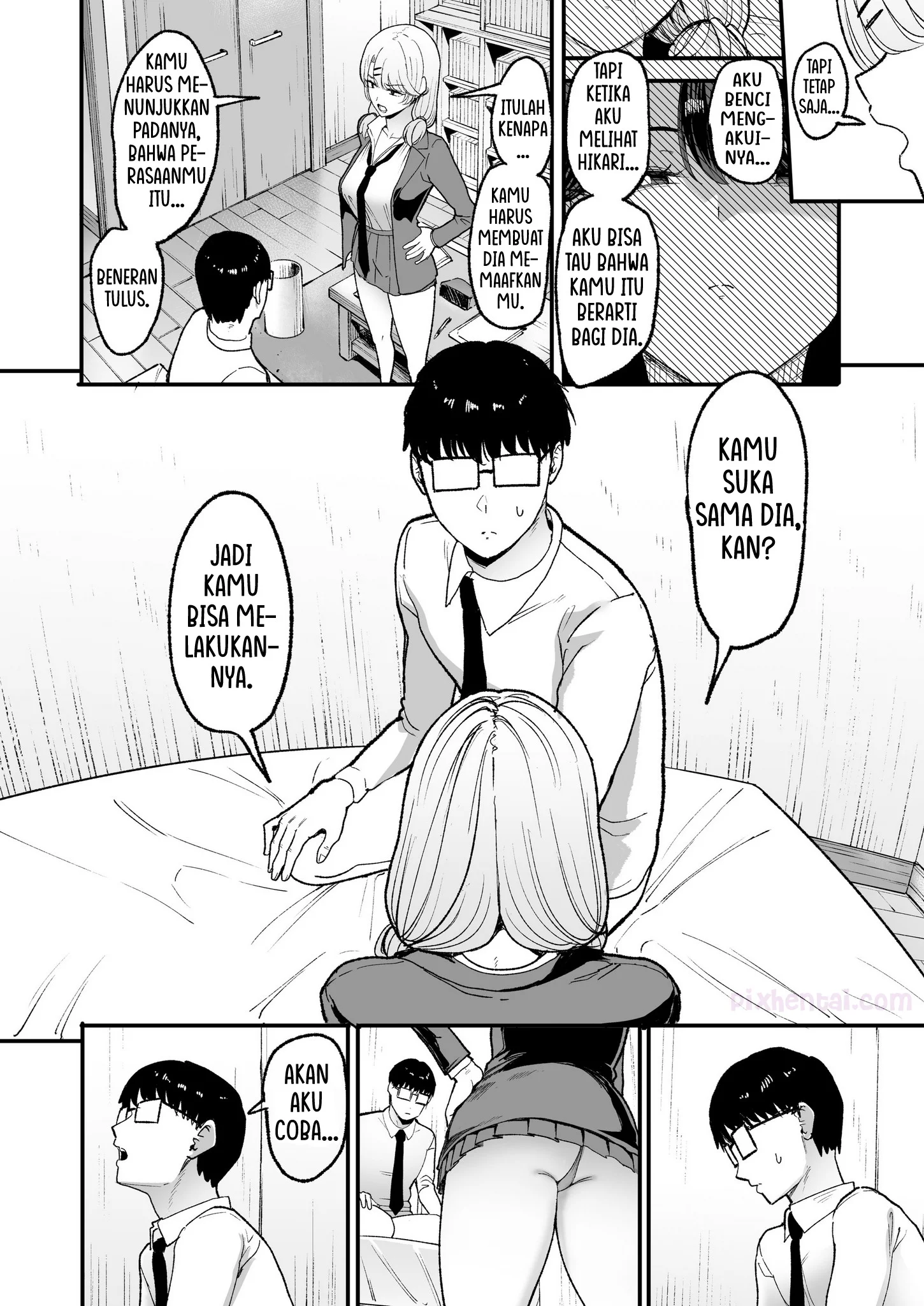 Komik hentai xxx manga sex bokep The Gyaru I Hang Out with Lets Me Use Her Pussy 5 page 4